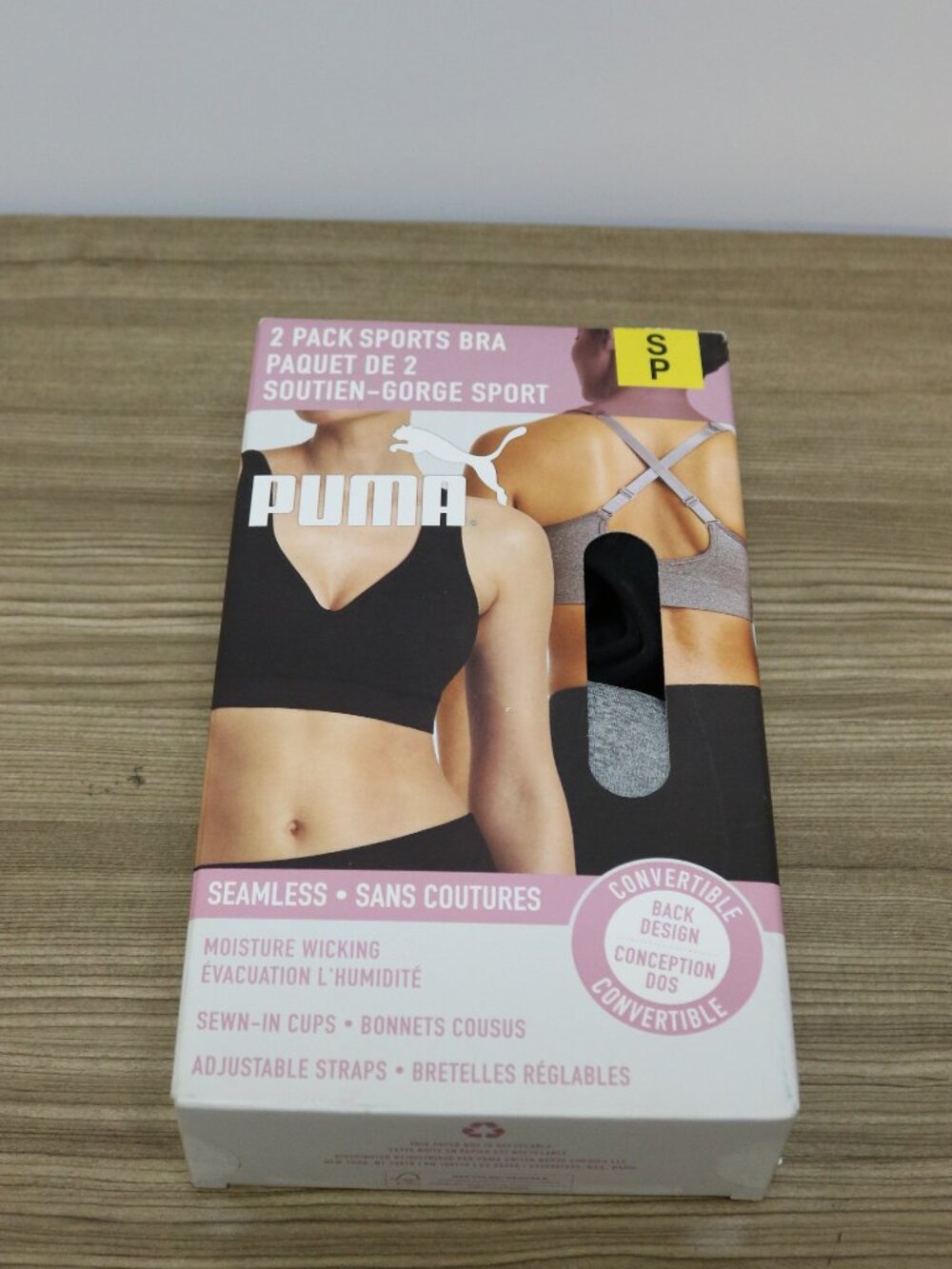 PUMA 4KEEPS Sports Bra – Women’s Small – Moisture Wicking
